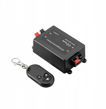 LED šviesos diodų reguliatorius "Jacky" DC12-24V, 8A, juodas