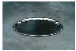 Multi Serveringsfad 34x46 cm Oval Sølvblik,1 stk