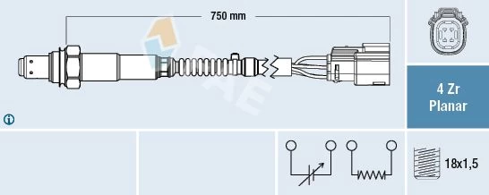 Lambda jutiklis FAE 77650