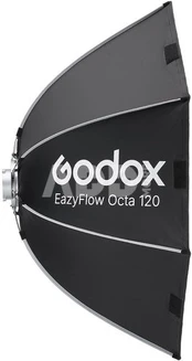 Godox EazyFlow Foldable Octa 120 Bowens Softbox kaina