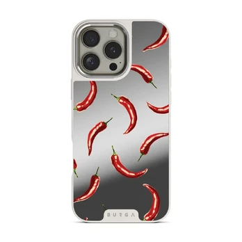 Hot Chilli - iPhone 16 Pro Case, Elite Mirror Light (MagSafe) / Silver