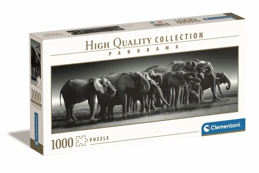 Puzzles 1000 elements Panorama High Quality Herd of Giants