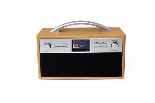 Xoro Xoro DAB 250 IR WLAN stereofoninis internetinis radijas DAB+/FM/Spotify/Bluetooth, Braun