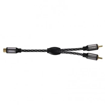 Avinity Subwoofer Cable + Adapter, RCA socket/2 RCA plugs,3m