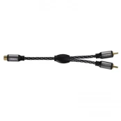Avinity Subwoofer Cable + Adapter, RCA socket/2 RCA plugs,3m kaina
