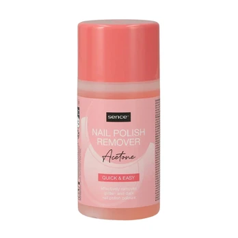 SENCE QUICK & EASY ACETONE nagų lako valiklis, 150 ml