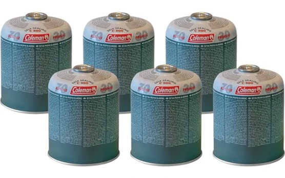 Dujų balionėlių rinkinys Coleman C500 VALUE 6PACK