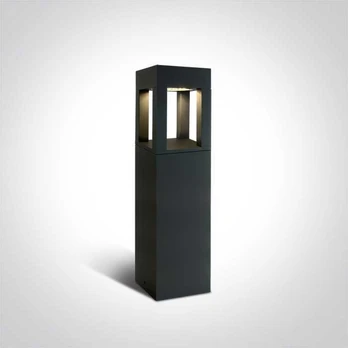 ANTHRACITE BOLLARD 60cm 22W WW IP65 230V