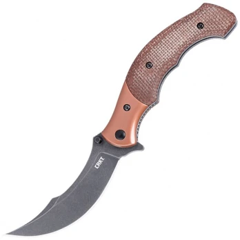 CRKT Ritual Compact Brown Sulankstomas peilis