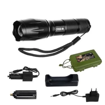 RoGer LED Flashlight Juodas