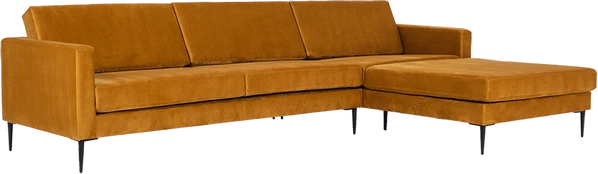 CUSTOMFORM Sofa, VERGAN P, 182x297 cm, Passion Fruit