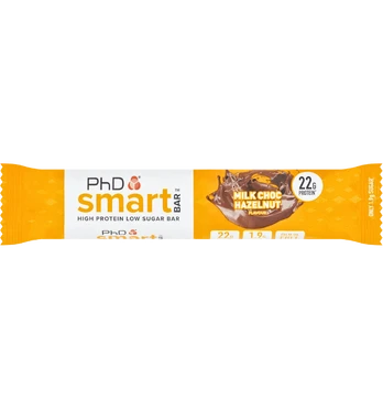 PhD Smart Bar, Milk Choc Hazelnut, 64 g