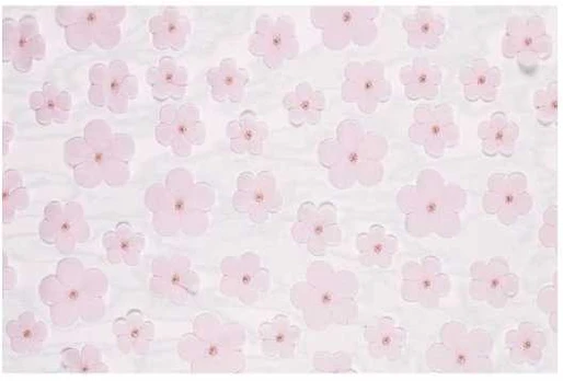 Party Deco Runner Flowers light pink 26x500cm