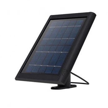 Ring Solar Panel for Spotlight Cam Battery, Black - saulės elementų įkroviklis vaizdo kameroms
