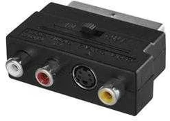 Emos SCART to 3x CINCH SVHS adapter