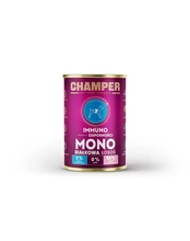 CHAMPER Immuno Lašišos monoproteinų ėdalas šunims 400 g kaina