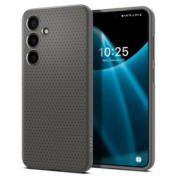 Pilkas dėklas Samsung Galaxy S24 telefonui "Spigen Liquid Air"