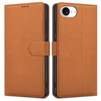 Dėklas Fancy Wallet Samsung A057 A05s rudas