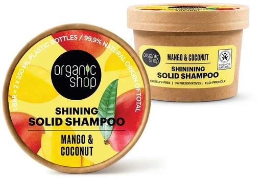Organic Shop Mango Champu Solido Shining 60g