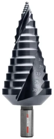 Pakopinis grąžtas RUKO HSS UltimateCut FlowStep Ø9-38mm