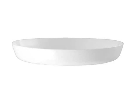 Vazonas Cristal, baltas, 15,5 cm
