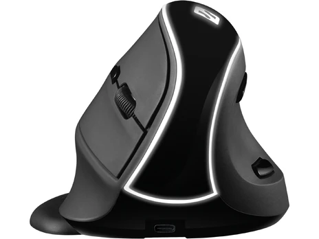 Kompiuterio pelė Sandberg Wireless Vertical Mouse Pro, juoda