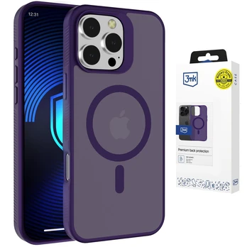 Dėklas Apple iPhone 16 Pro - 3mk Smoke MagCase Violetinė