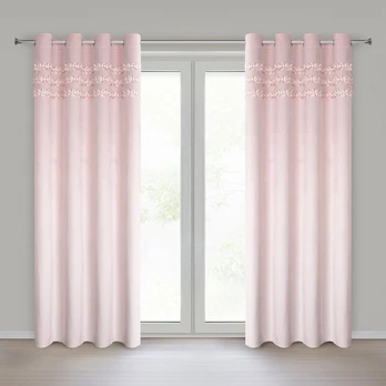 Eurofirany MH/Z/SOFIA/4/RÓŻ 140X250 PRZEL VELVET