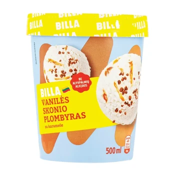 Vanilinis plombyras su karamele BILLA, 500 ml