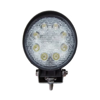 LED žibintas, apvalus 24W, 8x3W flood