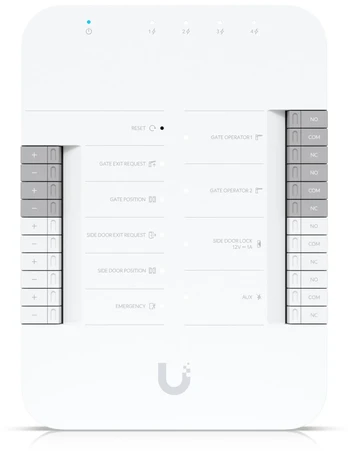 UBIQUITI AN ADVANCED GATE HUB ENABLING SEAMLESS GATE ACCESS CONTROL VIA CONNECTED ACCESS READERS OR INTERCOM | UA-HUB-GATE