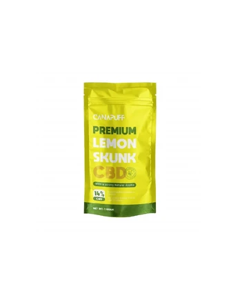 CANAPUFF LEMON SKUNK kanapių žiedai 3g – CBD 14%