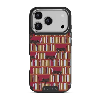 Ex Libris - iPhone 17 Pro Case, Elite Dark (MagSafe) / Silver