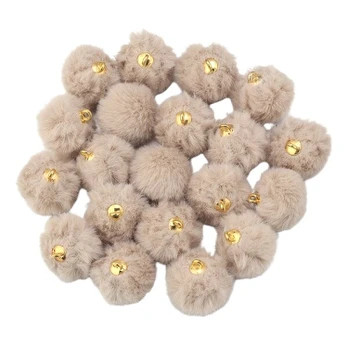 Kailio pomponai, Light Coffee Color (20pcs)