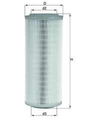 Oro filtras KNECHT LX855 kaina