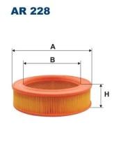 Oro filtras FILTRON AR 228 kaina