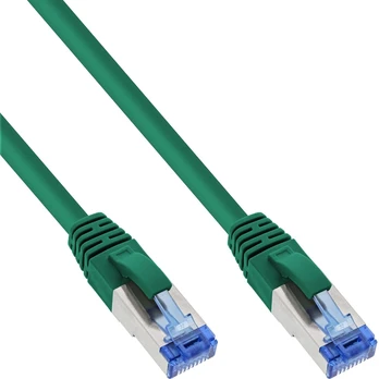 InLine Patch tinklo kabelis Cat.6A, S/FTP (PiMf), 500MHz, žalias, 2m, 40 vnt. (B-76802G)