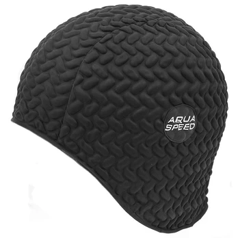 Plaukimo kepuraitė Aqua Speed, juoda