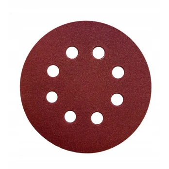 Šlifavimo popierius 125mm apvalus su skylėmis P60