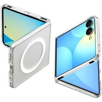 Dėklas SPIGEN AIRSKIN MAGSAFE GALAXY Z FLIP 8 CLEAR/Baltas