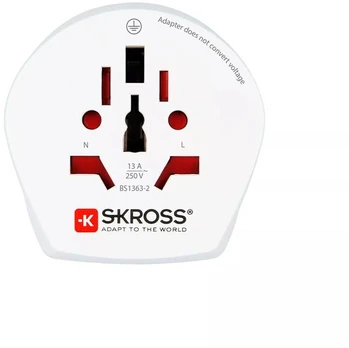 Skross Combo World to Australia / China, baltas - Adapteris