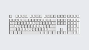 Wooting Double Shot OEM PBT Full Keycap Set | Just White kaina