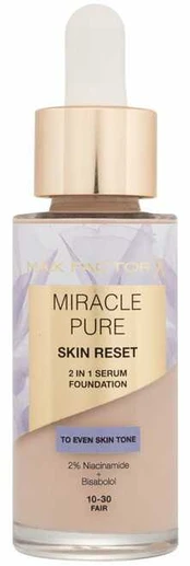Max Factor Miracle Pure Skin Reset 2in1 Serum Foundation 30ml Moterims Kosmetika