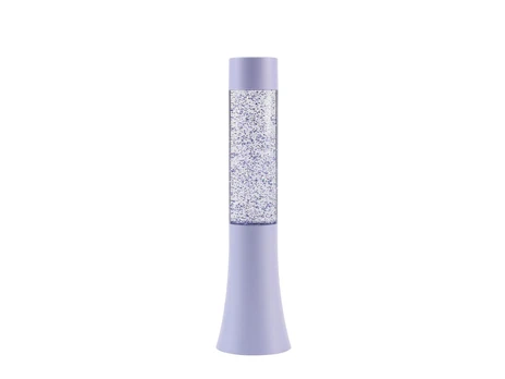 iTotal - Flared Glitter Lamp - Pastel Purple - 33.5 cm