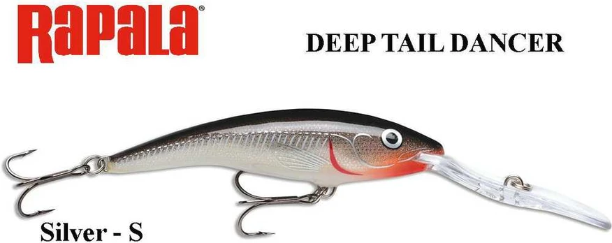 Vobleris Rapala Deep Tail Dancer Sidabrinis