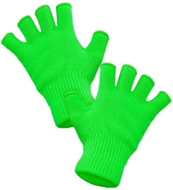 Widmann Neongrønne fingerløse handsker