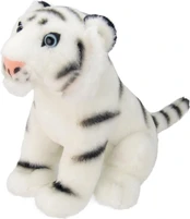 Pliušinis žaislas Wild Planet White Tiger, baltas/juodas, 19 cm kaina