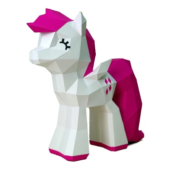 Beldizart „Wizardi 3D Papercraft Kit“ mielas ponis PP-2MIP-CRI