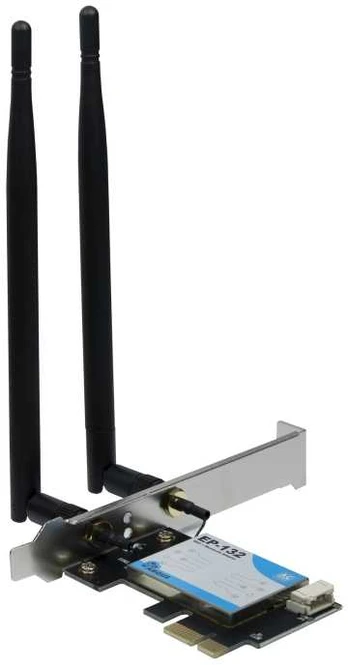 CB Antena Inter-Tech INTER-TECH EP-132 Wi-Fi 5 PCIe Adapteris 600Mbps BT 4.2