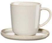 Asa Selection Coppa Tofu Espresso Cup with a Saucer, 80 ml